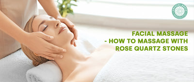 Facial Massage - How to Massage with Rose Quartz Stones