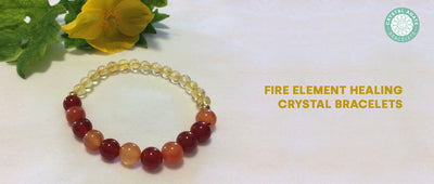 Fire Element Healing Crystal Bracelets