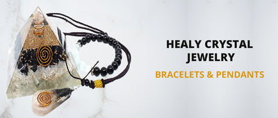 Healy crystal jewelry: Bracelets and Pendants