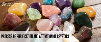 Process of purification and activation of crystals