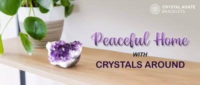 PEACEFUL HOME WITH CRYSTALS AROUND